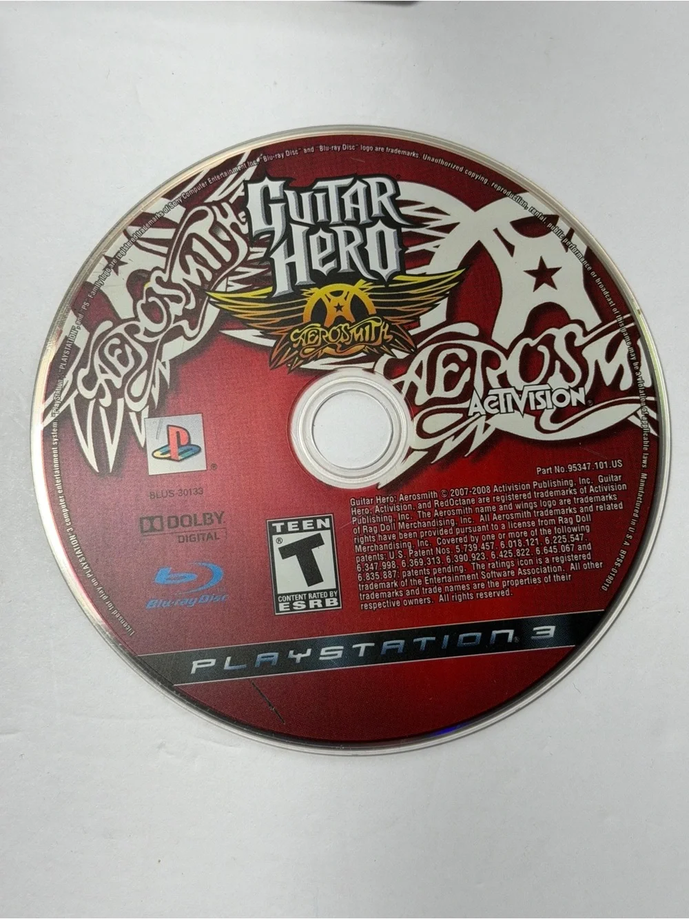 Guitar Hero Aerosmith Sony PlayStation 3 PS3 Complete Manual CIB